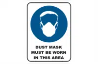 Dust Masks must be worn in this area