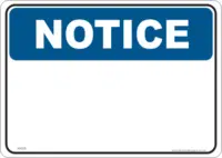 Notice Design a Sign