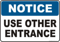 Use other Entrance