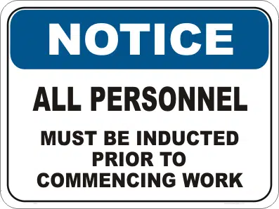 Induction signs