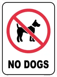 No Dogs       P2211