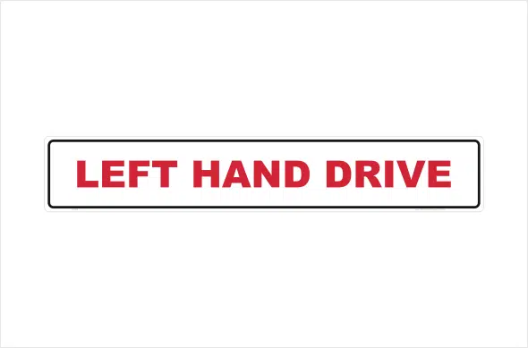 Left hand drive