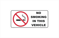 no smoking in vehicle