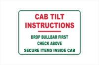cab tilt instructions