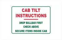 cab tilt instructions