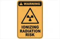 Ionizing Radiation Risk warning sign