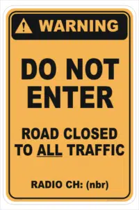 Logging Operations Road Closed