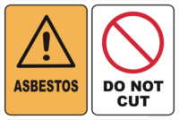 ASBESTOS - DO NOT CUT