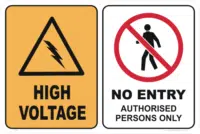 High Voltage No Entry