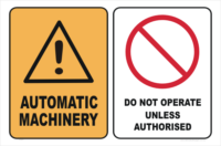 automatic machinery do not operate
