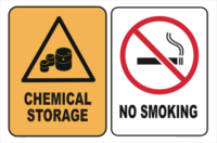 chemical storage no smoking