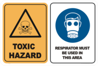 Toxic Hazard signs