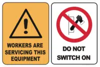 WORKERS - DO NOT SWITCH ON