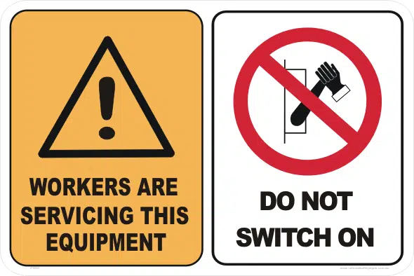 WORKERS - DO NOT SWITCH ON