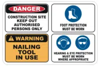 Construction Site signs c1943