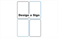 Design a combination Worksite Safety Sign