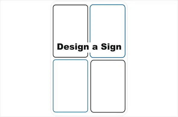 Design a combination Worksite Safety Sign