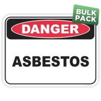 Danger asbestos safety sign - AS1319 compliant, National Safety Signs Australia