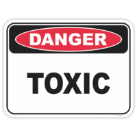 Danger toxic safety sign - AS1319 compliant, National Safety Signs Australia