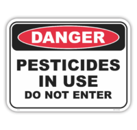 Pesticides In Use sign D10178