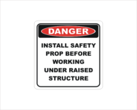 install safety prop