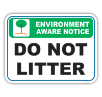 Do Not Litter       EN7011