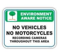 No Vehicles past this point     EN7029