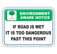 Wet Slippery Road    EN7030
