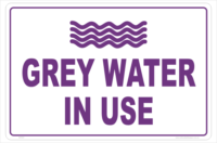 Grey Water sign