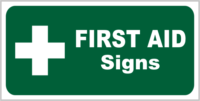 Emergency First Aid Signs