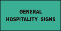 Hospitality General Signs