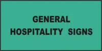 Hospitality General Signs