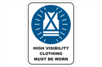 High Visibility Clothing Must be Worn