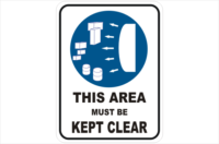 This area must be kept clear