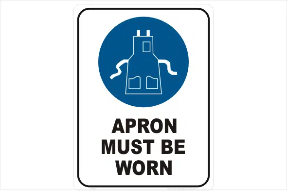 Apron Must be Worn