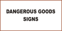 Mining Dangerous Goods Signs
