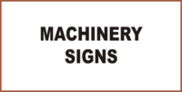 Mining Machinery Signs