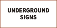 Mining Underground Signs