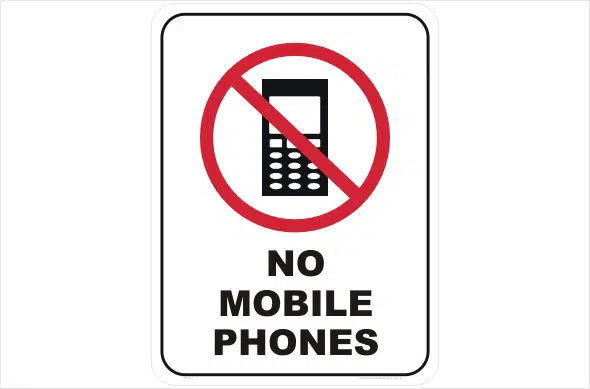 No Mobile Phones