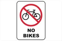 No Bikes