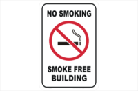 No Smoking Smoke Free Building