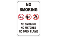 Smoking Prohibited sign