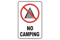 No Camping