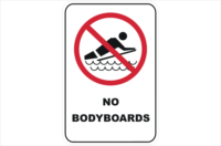 No Bodyboards