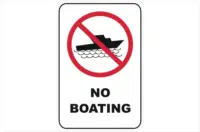 No Boating