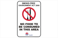 NSW Smoking signs