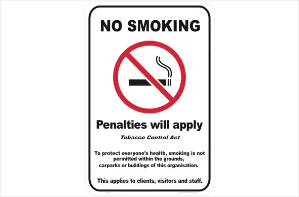 NT No Smoking in grounds