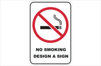 Design your own No Smoking sign
