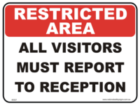reception signs