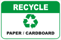 recycle, recycle paper sign, recycle cardboard sign